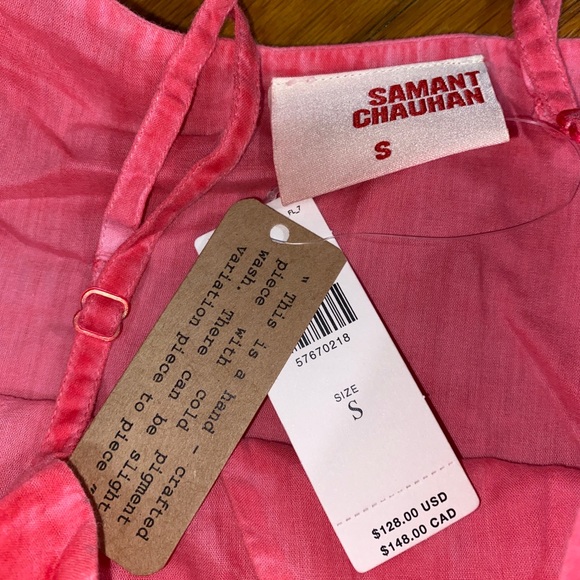 NWT $128 Samant Chauhan Anthropologie Cami S - Picture 9 of 12